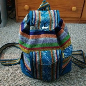 Aztec Print Backpack